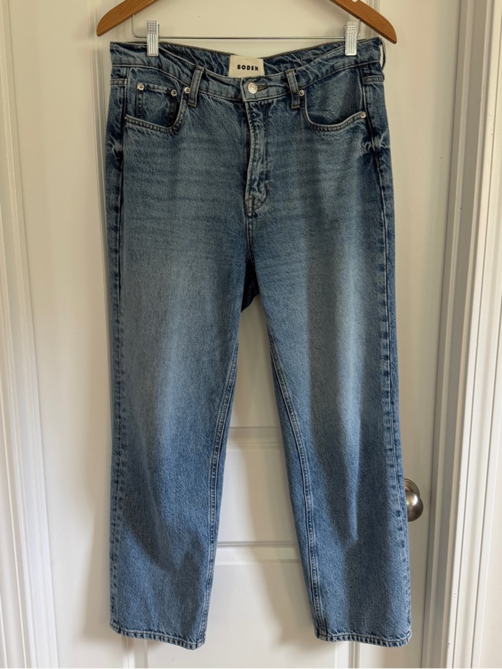 Boden High Rise Straight-Leg Jeans ~ Size 30x32